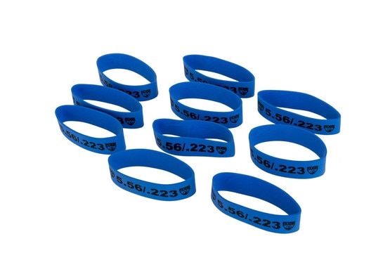 The Faxon firearms 5.56 magazine marker bands are the perfect solution to keeping your stored ammunition organized